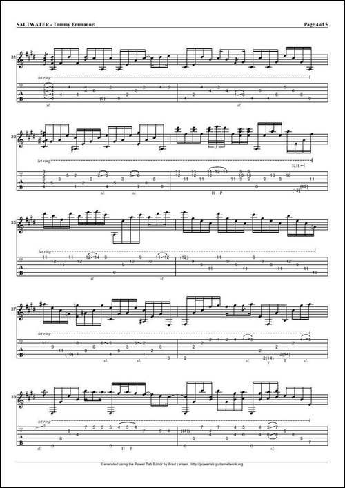 tommy-emmanuel：-saltwater-1-指弹吉它-吉他谱