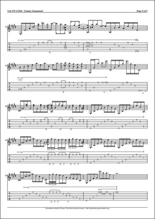 tommy-emmanuel：-saltwater-1-指弹吉它-吉他谱