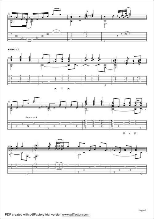 tommy-emmanuel：smokey-mountain-lullaby-指弹吉它-吉他谱