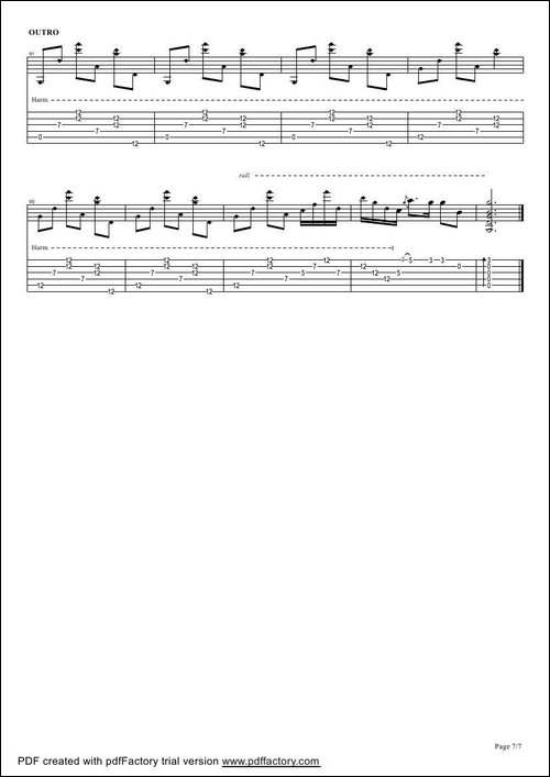 tommy-emmanuel：smokey-mountain-lullaby-指弹吉它-吉他谱