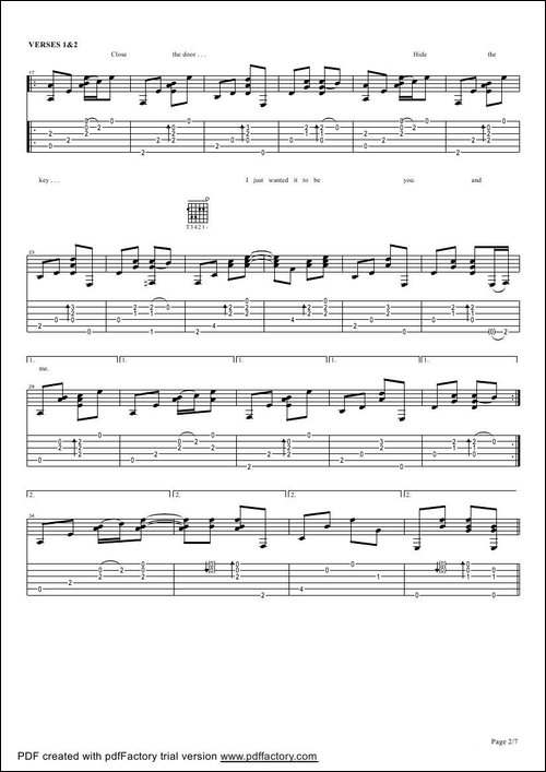 tommy-emmanuel：together-alone-指弹吉它-吉他谱