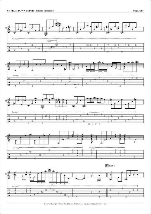 tommy-emmanuel：up-from-down-under-指弹吉它-吉他谱