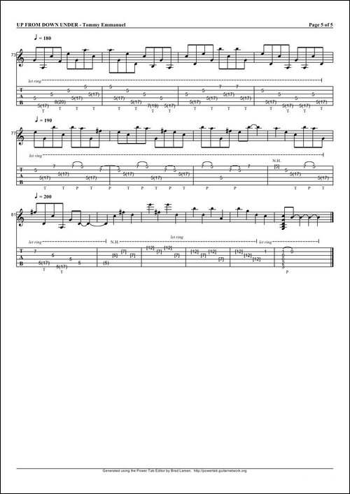 tommy-emmanuel：up-from-down-under-指弹吉它-吉他谱