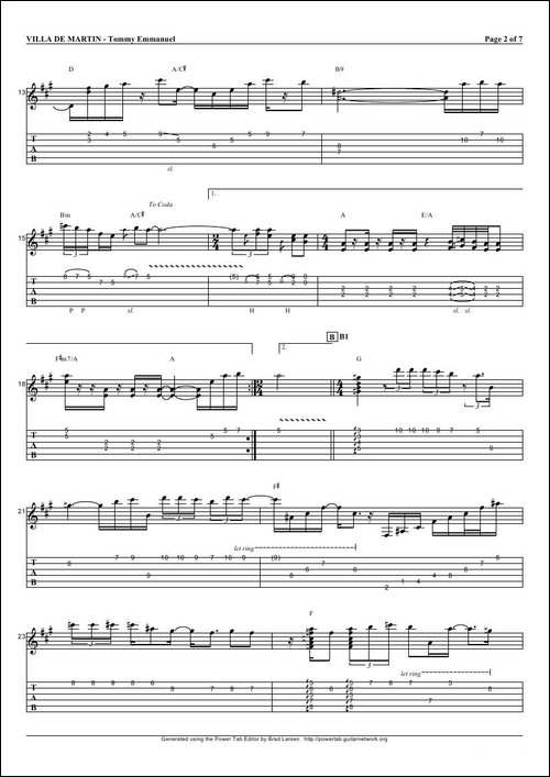 tommy-emmanuel：villa-de-martin-指弹吉它-吉他谱