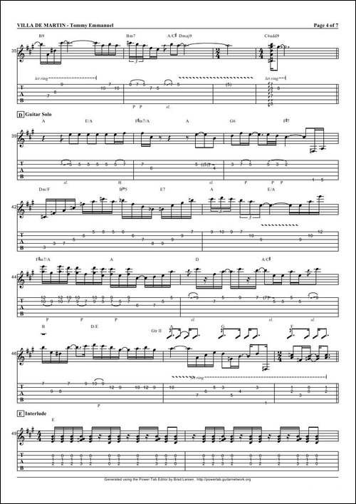 tommy-emmanuel：villa-de-martin-指弹吉它-吉他谱