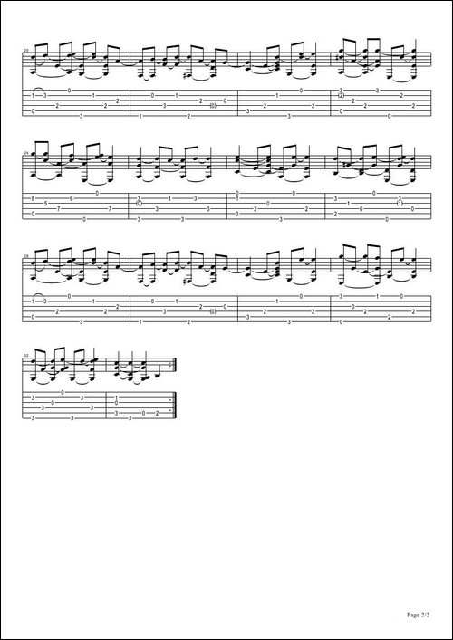 tommy-emmanuel：waltzing-matilda-指弹吉它-吉他谱