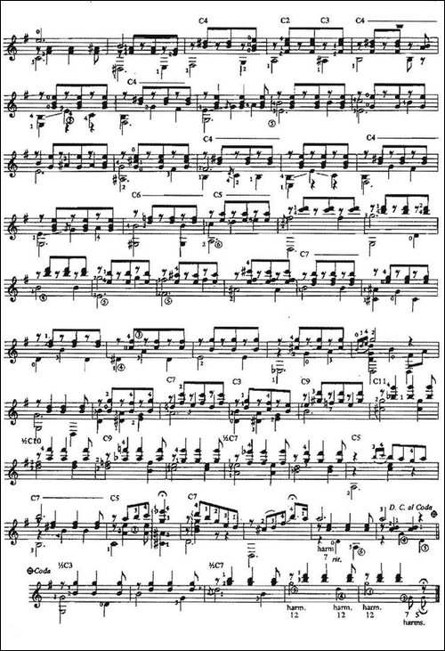 Confesion-romanza-古典吉他-吉他谱