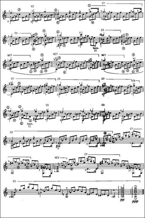 Adagio-from-SonataOp.27No.2-古典吉他-吉他谱