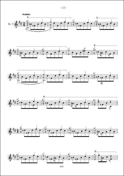 索尔·克斯特26首练习曲之6——10-吉他谱
