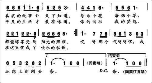 新闻头条-民歌