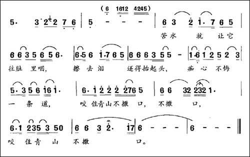 咬住青山不撒口-电视剧《北大荒有座青山》插曲-民歌
