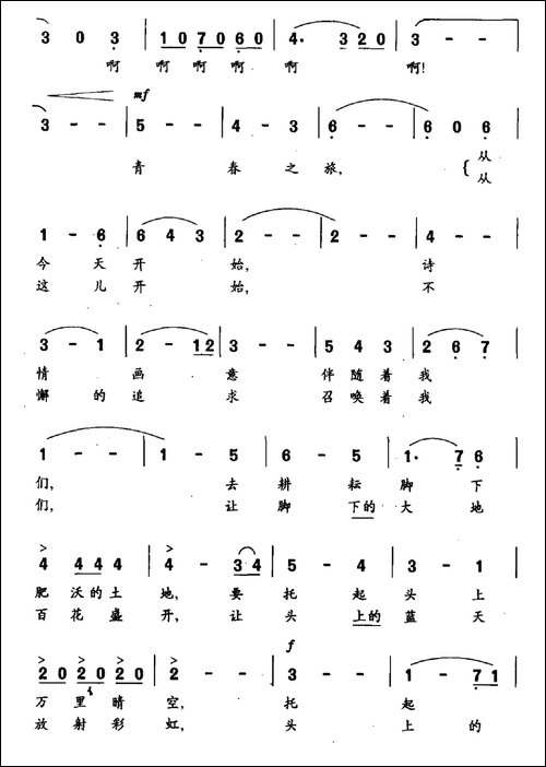 青春之旅-民歌