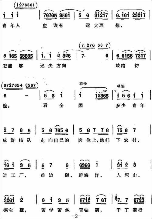 为商业增光-《向阳商店》第六场-王永祥唱段-评剧唱谱