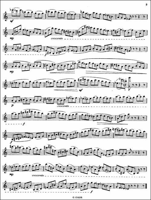 拉库尔萨克斯管练习曲28首-1—5-萨克斯谱