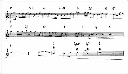 童话-第二次中音萨克斯、爵士乐版-吉他谱
