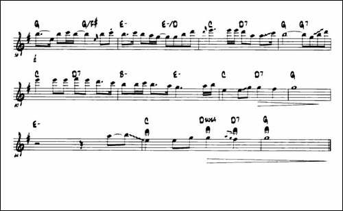 童话-第二中音萨克斯、爵士乐版-吉他谱