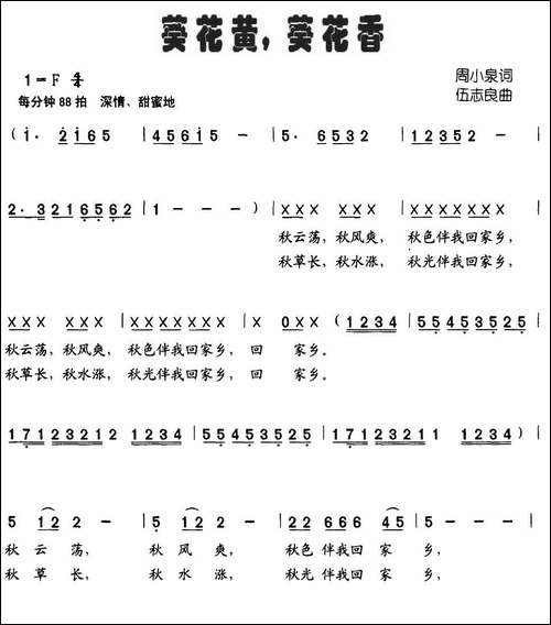 葵花黄，葵花香
