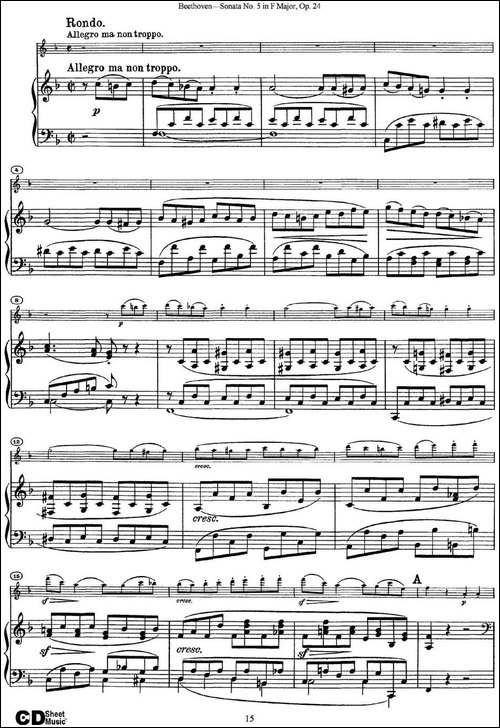 Violin-Sonata-No.5-in-F-Major-Op.24-小提琴+钢琴伴奏-提琴谱