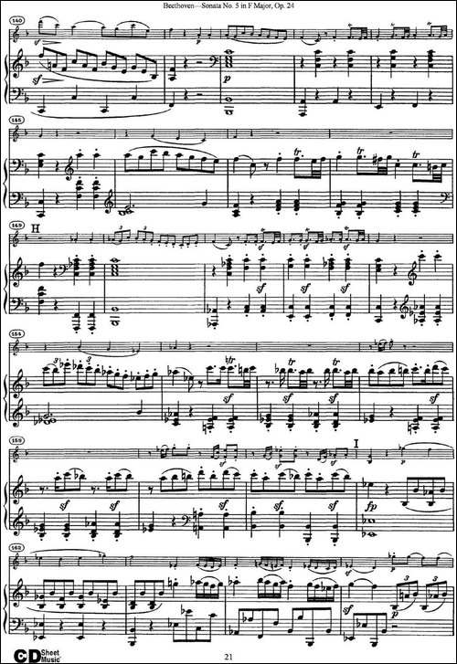 Violin-Sonata-No.5-in-F-Major-Op.24-小提琴+钢琴伴奏-提琴谱