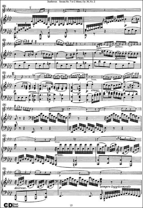 Violin-Sonata-No.7-in-C-Minor-Op.30-No.2-小提琴+钢琴伴奏-提琴谱