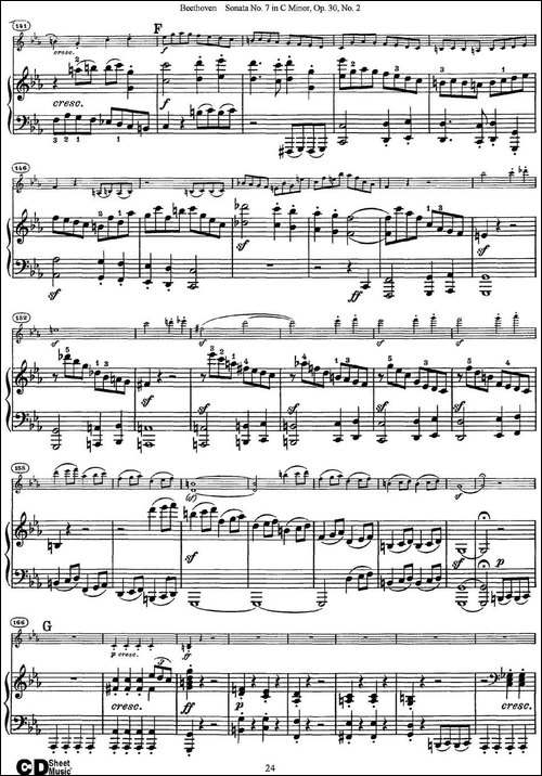 Violin-Sonata-No.7-in-C-Minor-Op.30-No.2-小提琴+钢琴伴奏-提琴谱