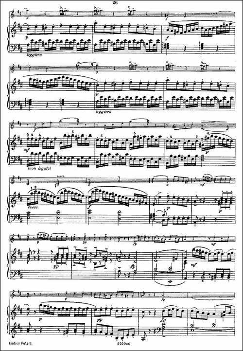 Mozart---Violin-Sonata-No.3,-KV.-306-第三小提琴奏鸣曲-提琴谱