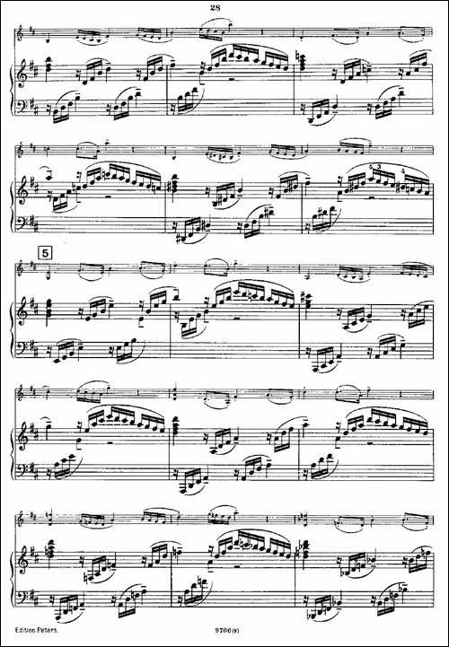 Mozart---Violin-Sonata-No.3,-KV.-306-第三小提琴奏鸣曲-提琴谱