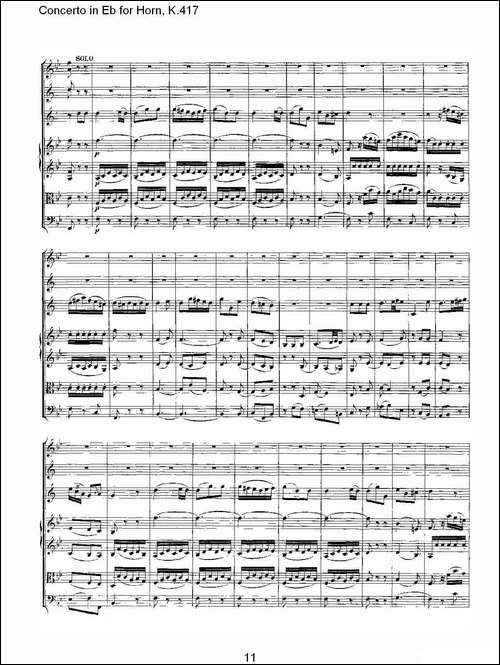 Concerto-in-Eb-for-Horn,-K.417-Eb调法国号协奏曲,-K.417-铜管谱