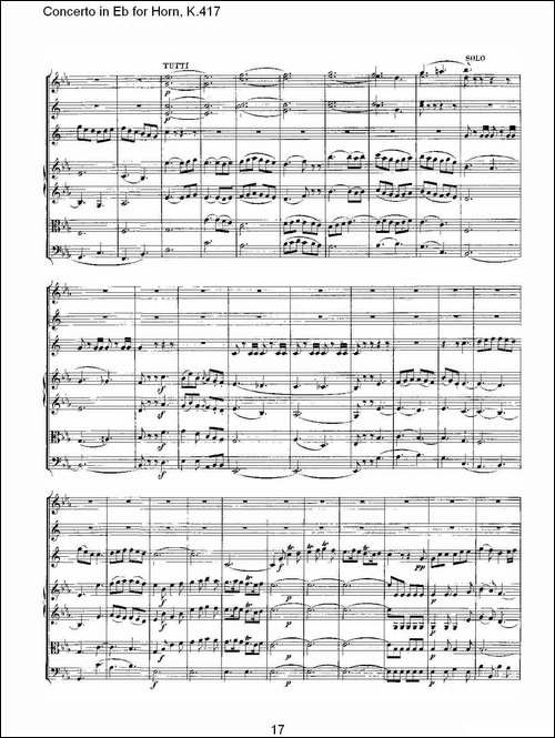Concerto-in-Eb-for-Horn,-K.417-Eb调法国号协奏曲,-K.417-铜管谱