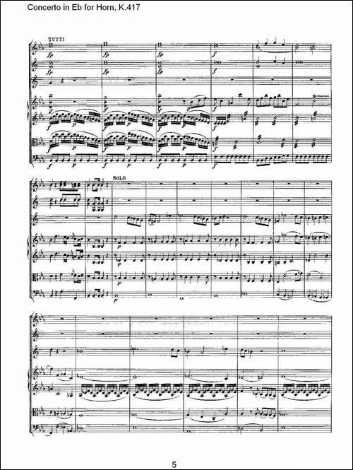 Concerto-in-Eb-for-Horn,-K.417-Eb调法国号协奏曲,-K.417-铜管谱