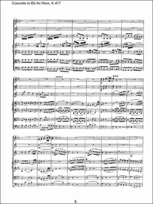 Concerto-in-Eb-for-Horn,-K.417-Eb调法国号协奏曲,-K.417-铜管谱
