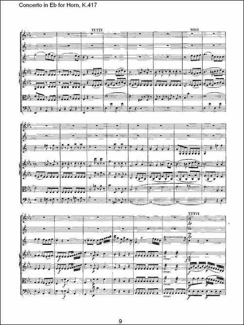 Concerto-in-Eb-for-Horn,-K.417-Eb调法国号协奏曲,-K.417-铜管谱
