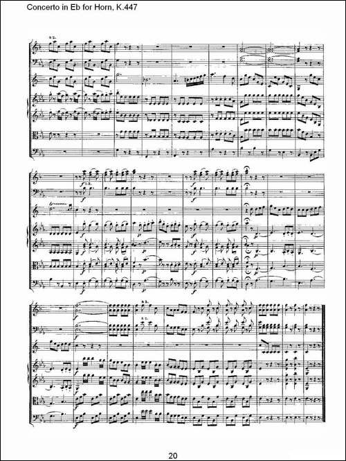 Concerto-in-Eb-for-Horn,-K.447-Eb调法国号协奏曲,-K.447-铜管谱