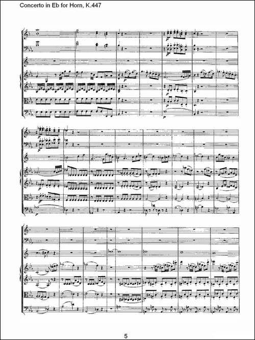 Concerto-in-Eb-for-Horn,-K.447-Eb调法国号协奏曲,-K.447-铜管谱