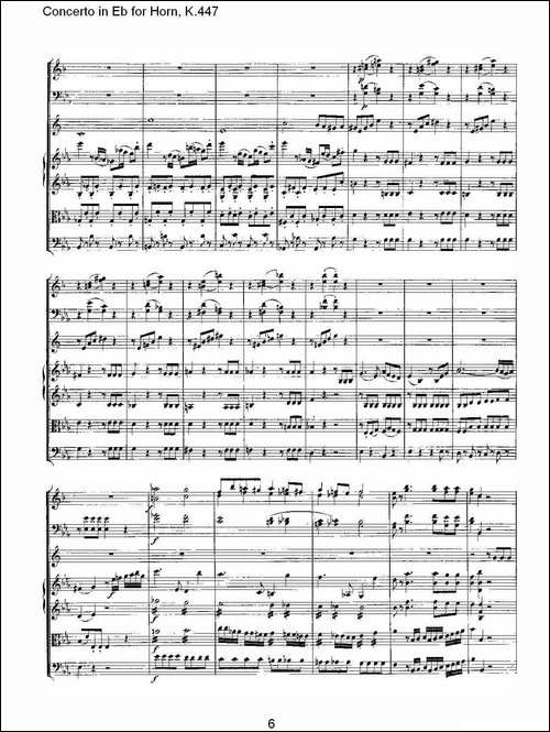 Concerto-in-Eb-for-Horn,-K.447-Eb调法国号协奏曲,-K.447-铜管谱