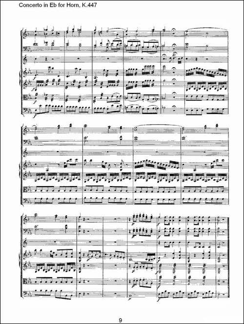 Concerto-in-Eb-for-Horn,-K.447-Eb调法国号协奏曲,-K.447-铜管谱