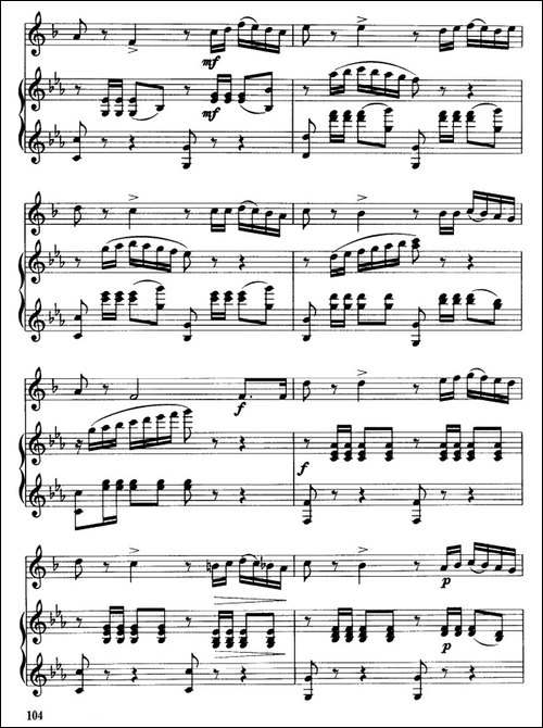 那不勒斯舞曲-小号+伴奏-铜管谱