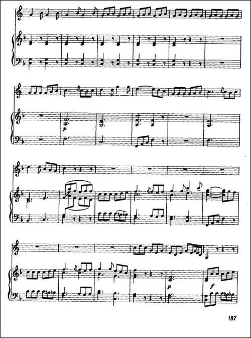 回旋曲-圆号+钢琴伴奏-铜管谱
