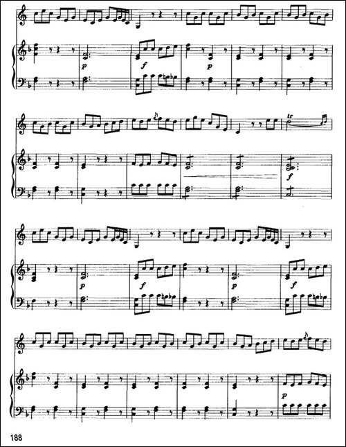 回旋曲-圆号+钢琴伴奏-铜管谱