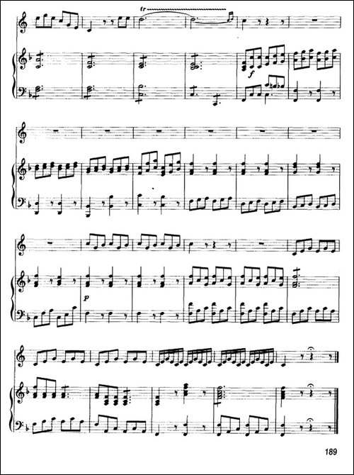 回旋曲-圆号+钢琴伴奏-铜管谱
