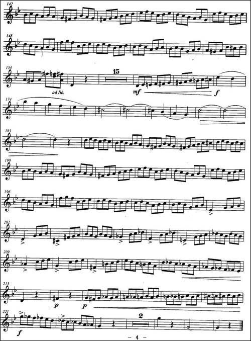 小号考级十级：音乐会乐曲-铜管谱
