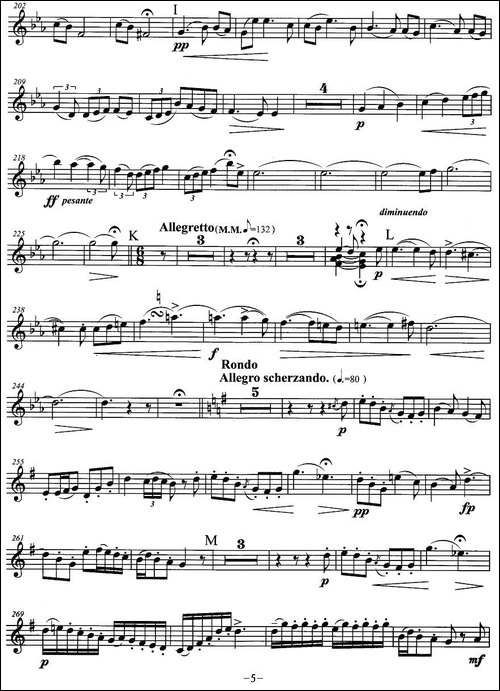 小号考级十级：协奏曲-铜管谱