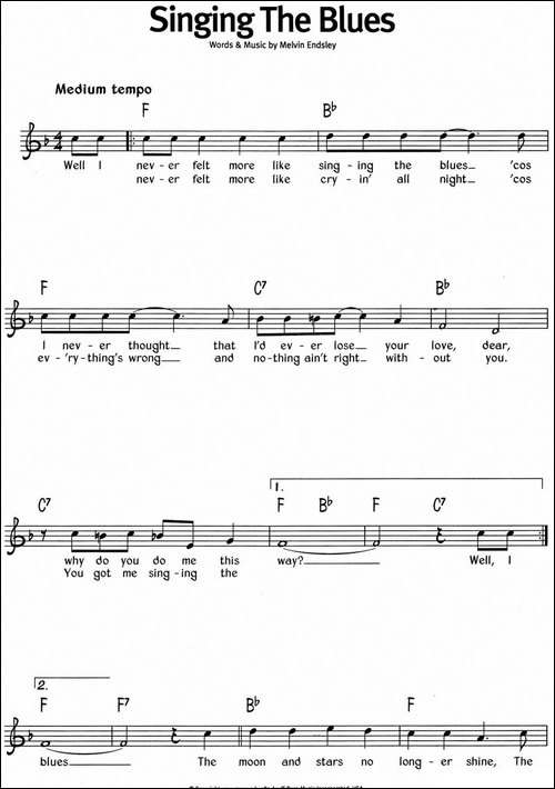 蓝调音乐：Singing-The-Blues