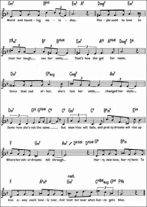 蓝调音乐：When-Sunny-Gets-Blue
