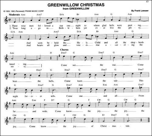 GREENWILLOW-CHRISTMAS
