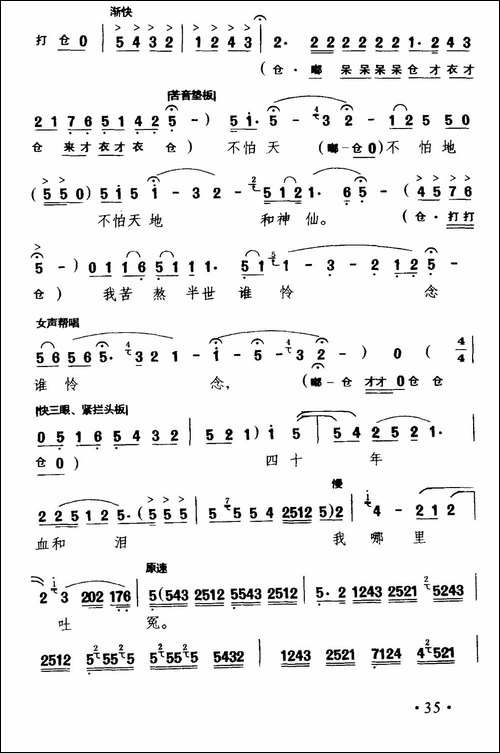 [秦腔]四十年血和泪哪里吐冤-《祝福》祥林嫂唱段
