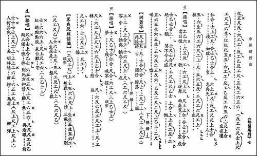 [粤曲]纳兰殇别-工尺谱