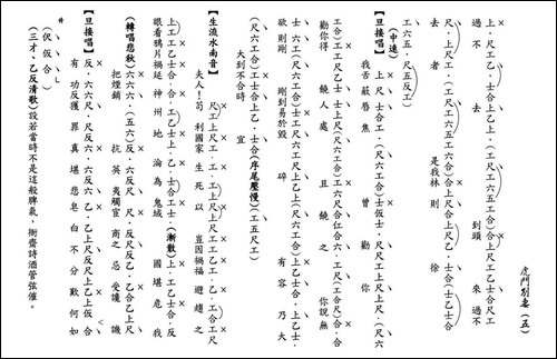 [粤曲]虎門別妻-工尺谱