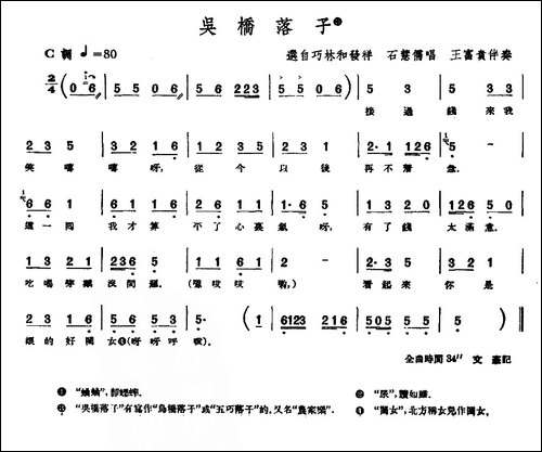 [单弦·牌子]吴桥落子