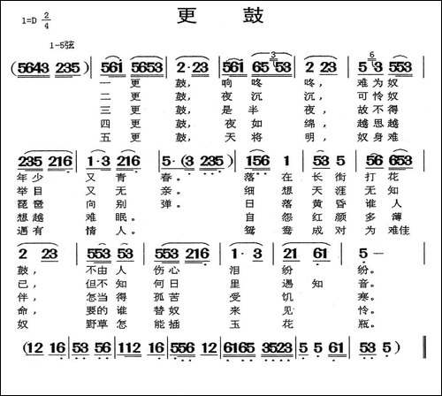 [闽剧]更鼓